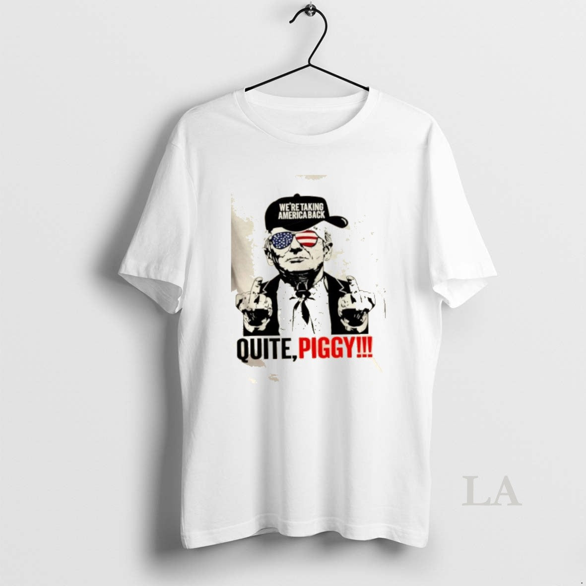Original Donald Trump Were Taking America Back Quite Piggy Us Flag T-Shirts, Hoodie, Sweatshirt | CoreVibeTees.com