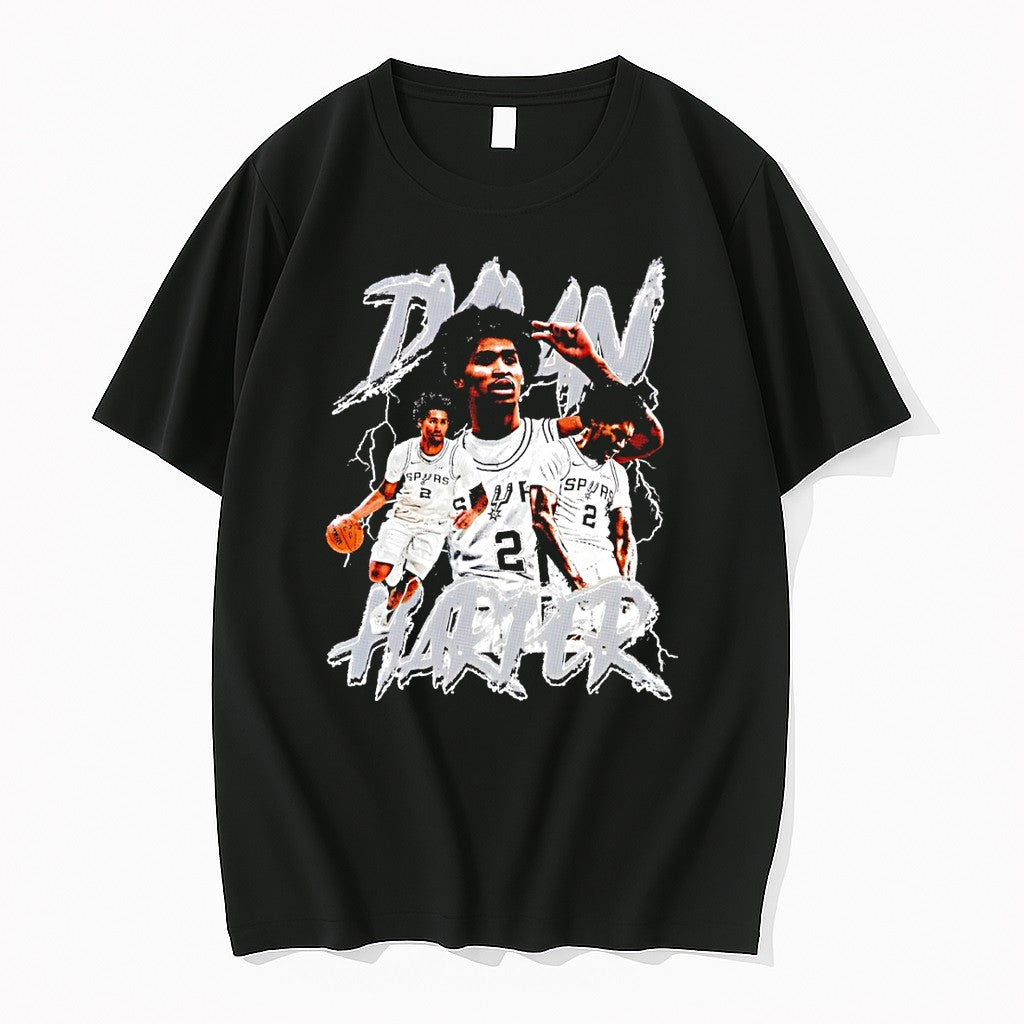 Original Dylan Harper San Antonio Spurs Basketball Playoffs Nba 2026 Graphic Vintage Tshirts