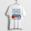 Original Espn College Gameday Live At The Dean Dome North Carolina Tar Heels White Tshirts