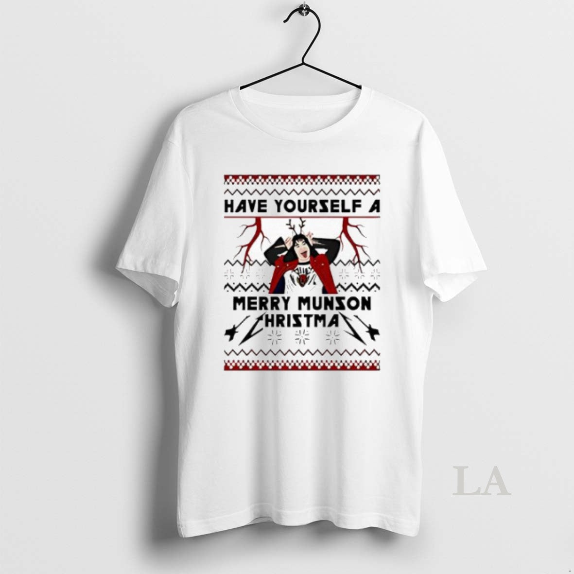 Original Eddie Munson Christmas Have Yourself A Merry Munson Hristma T-Shirts, Hoodie, Sweatshirt | CoreVibeTees.com