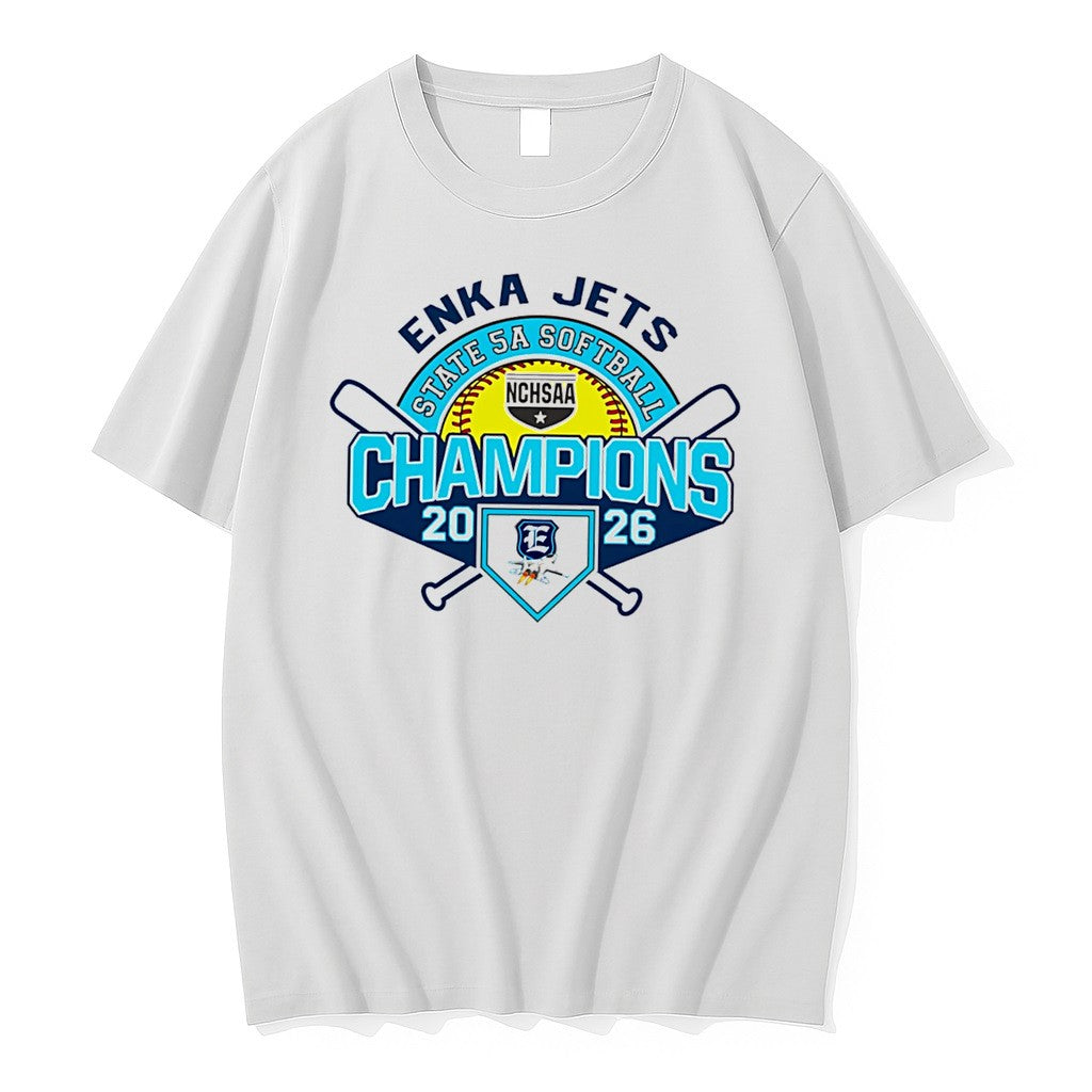 Original Enka Jets 2026 Nchsaa State 5a Softball Champions Tee Tshirts Jpg