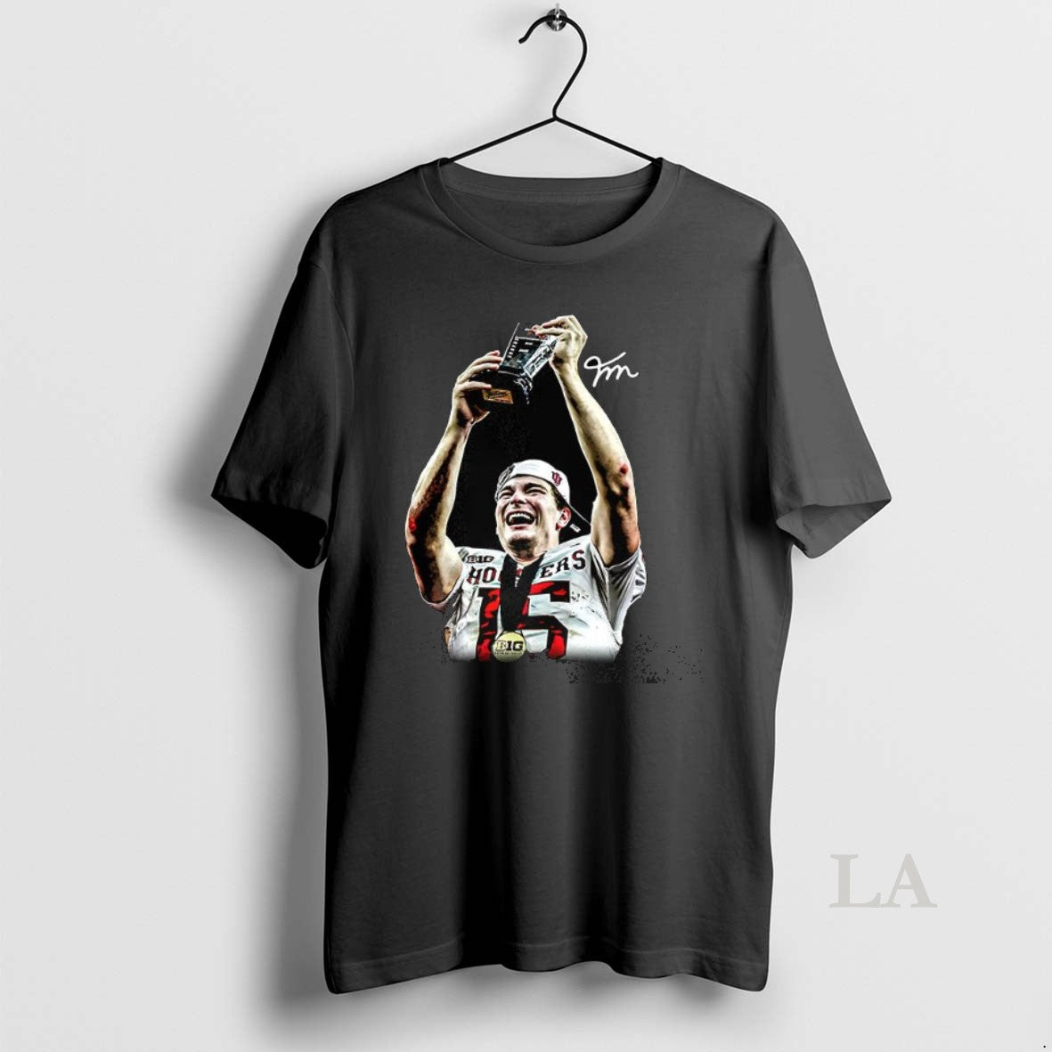 Original Fernando Mendoza Hoosiers Indiana Football Mvp Trophy Signature T-Shirts, Hoodie, Sweatshirt | CoreVibeTees.com