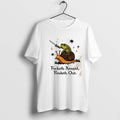 Original Frog Knight Riding Snail Fucketh Around Findeth Out Vintage Tshirts