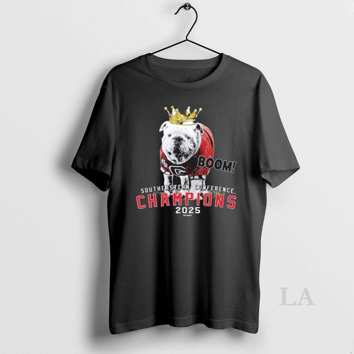 Original Georgia Bulldogs 2025 Sec Conference Champions Mascot Crown T-Shirts, Hoodie, Sweatshirt | CoreVibeTees.com