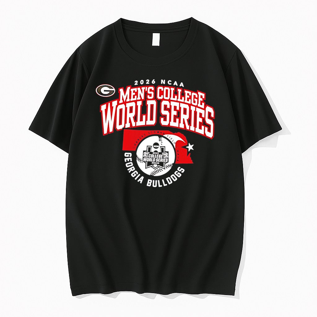 Original Georgia Bulldogs Omadawgs Baseball Ncaa Mens College World Series 2026 Tee Tshirts
