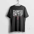 Original Georgia Football 2025 Cfp Dawgs On Top Slogan T-Shirts, Hoodie, Sweatshirt | CoreVibeTees.com