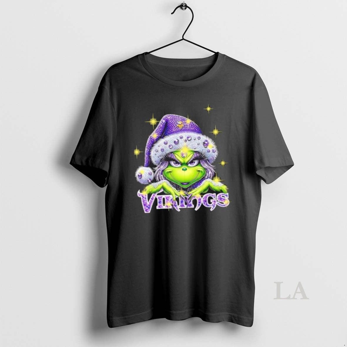 Original Glitter Diamond Grinch Girl X Minnesota Vikings Football Graphic T-Shirts, Hoodie, Sweatshirt | CoreVibeTees.com