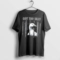 Original Got Too Silly Duck In Cell Illustrated Tee Tshirts Jpg