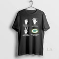 Original Green Bay Packers Nothing Beats Rock Beats Scissors Paper Beats Rock T-Shirts, Hoodie, Sweatshirt | CoreVibeTees.com