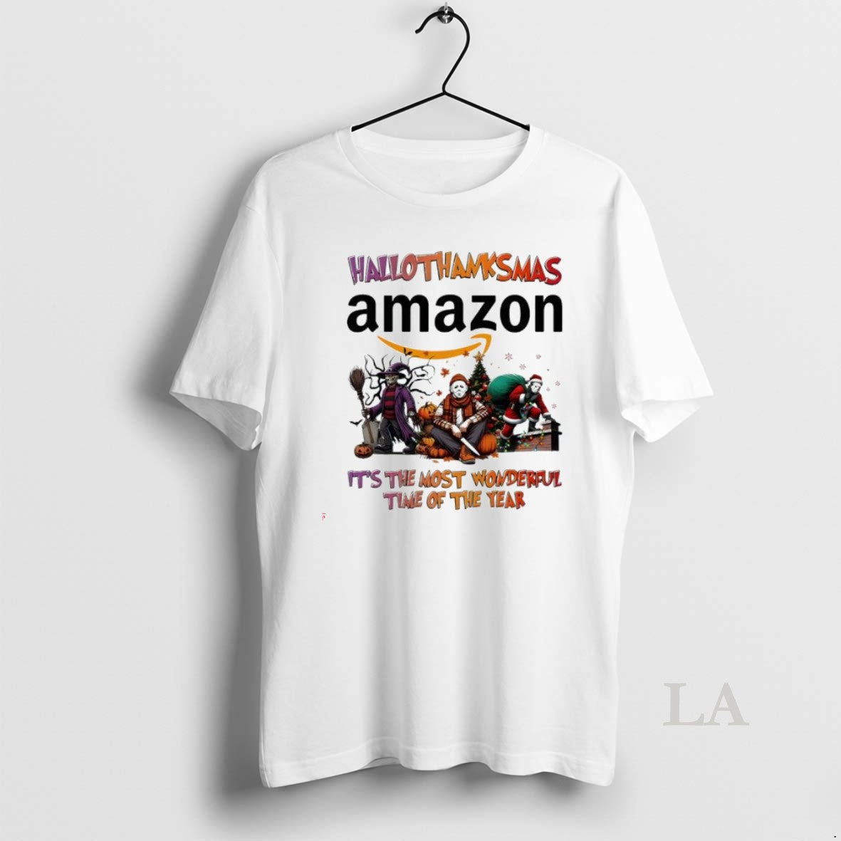 Original Hallothanksmas Characters Vs Amazon Logo Its The Most Wonderful Time Of The Year