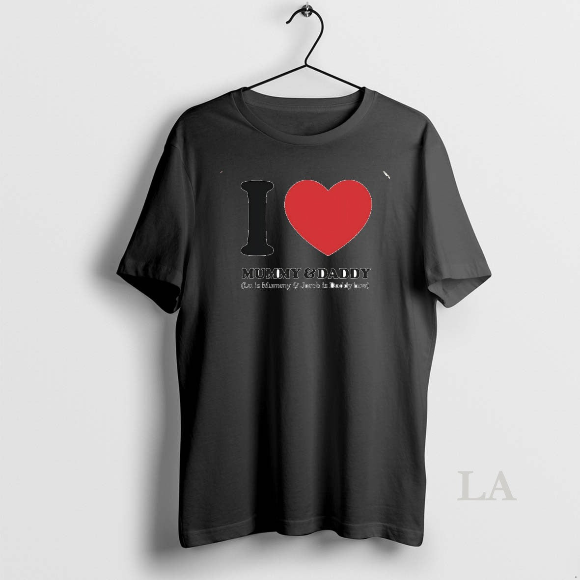 Original I Love Mummy And Daddy Lu Is Mummy And Jarch Is Daddy Btw Circle T-Shirts, Hoodie, Sweatshirt | CoreVibeTees.com