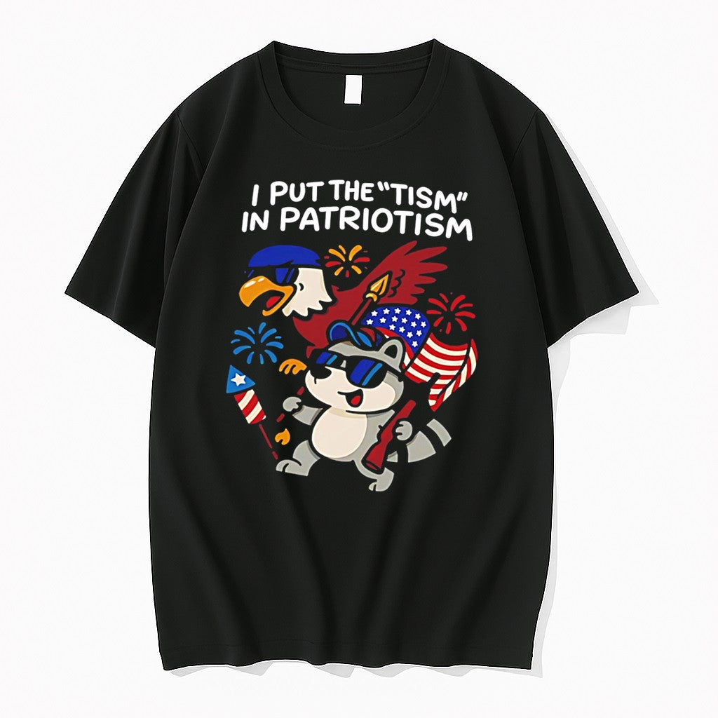 Original I Put The Tism In Patriotism Tee Tshirts Jpg