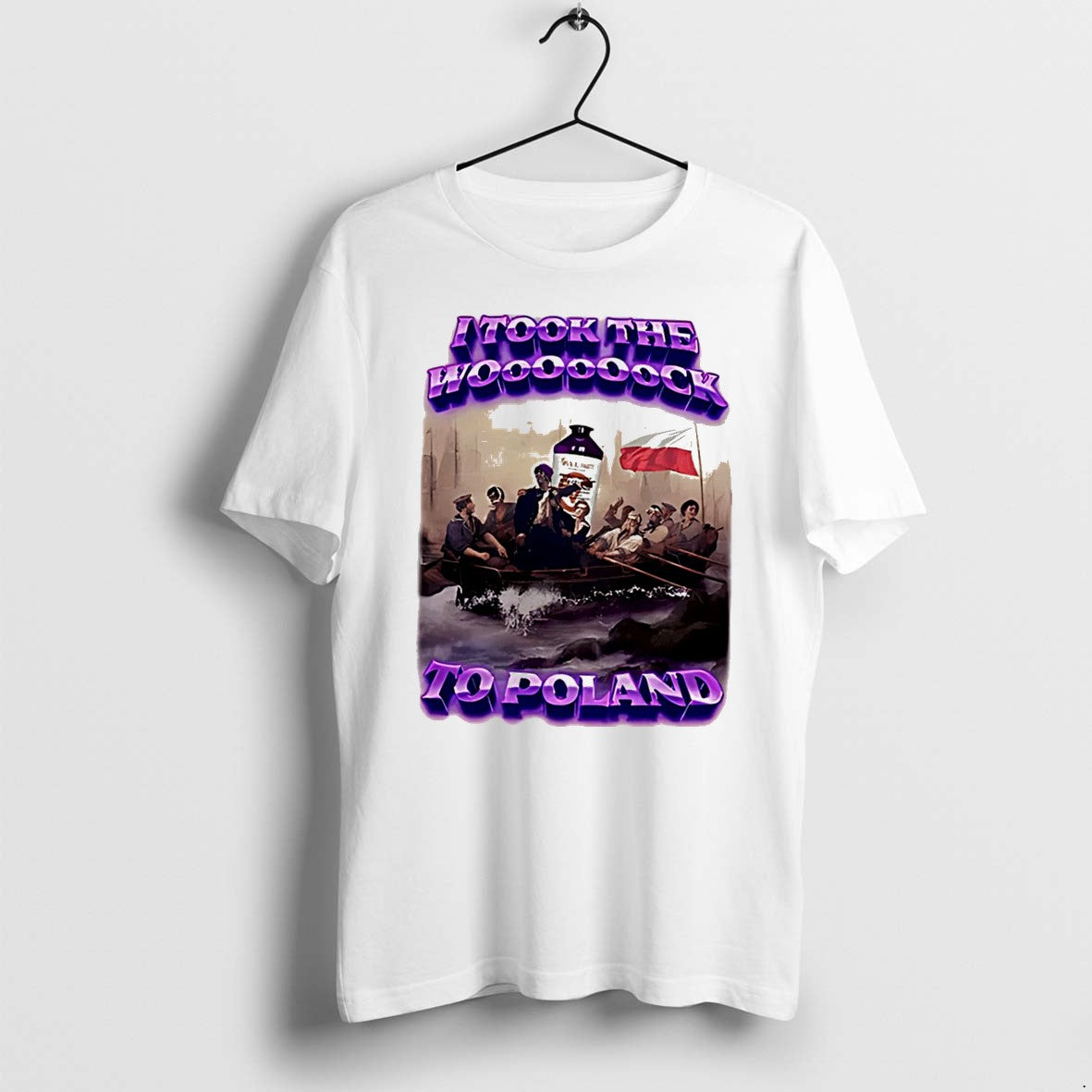 Original I Took The Wock To Poland Meme Tee Tshirts Jpg
