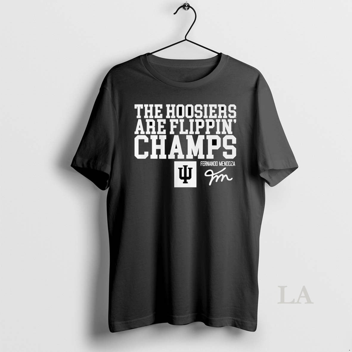 Original Indiana Football Fernando Mendoza The Hoosiers Are Flippin Champs T-Shirts, Hoodie, Sweatshirt | CoreVibeTees.com