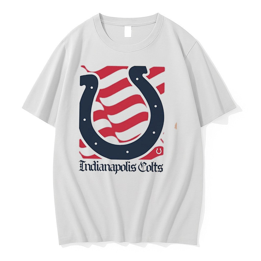Original Indianapolis Colts American 250th Flag Heritage Wordmark Tee Tshirts