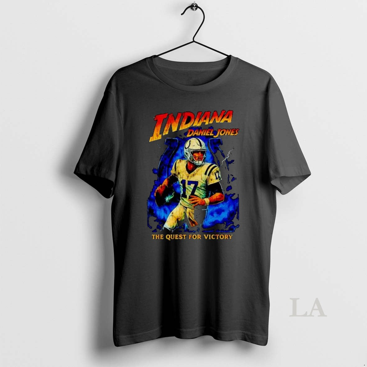 Original Indianapolis Colts Daniel Jones The Quest For Victory T-Shirts, Hoodie, Sweatshirt | CoreVibeTees.com
