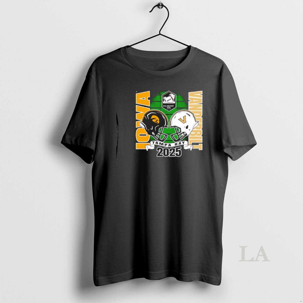 Original Iowa Hawkeyes Vs Vanderbilt 2025 Reliaquest Bowl Head To Head T-Shirts, Hoodie, Sweatshirt | CoreVibeTees.com