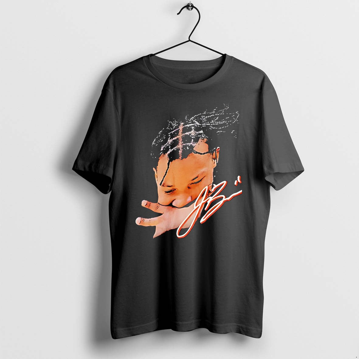 Original Jalen Brunson Bigface New York Knicks Basketball Nba Signature Tshirts