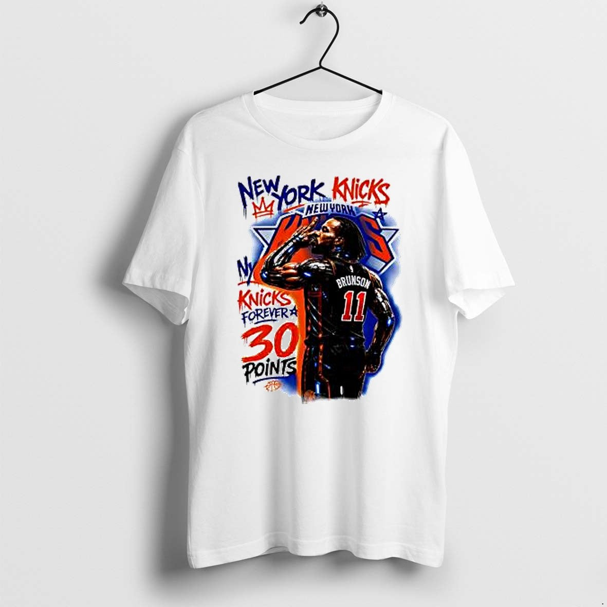 Original Jalen Brunson New York Knicks 30 Points Tshirts Jpg