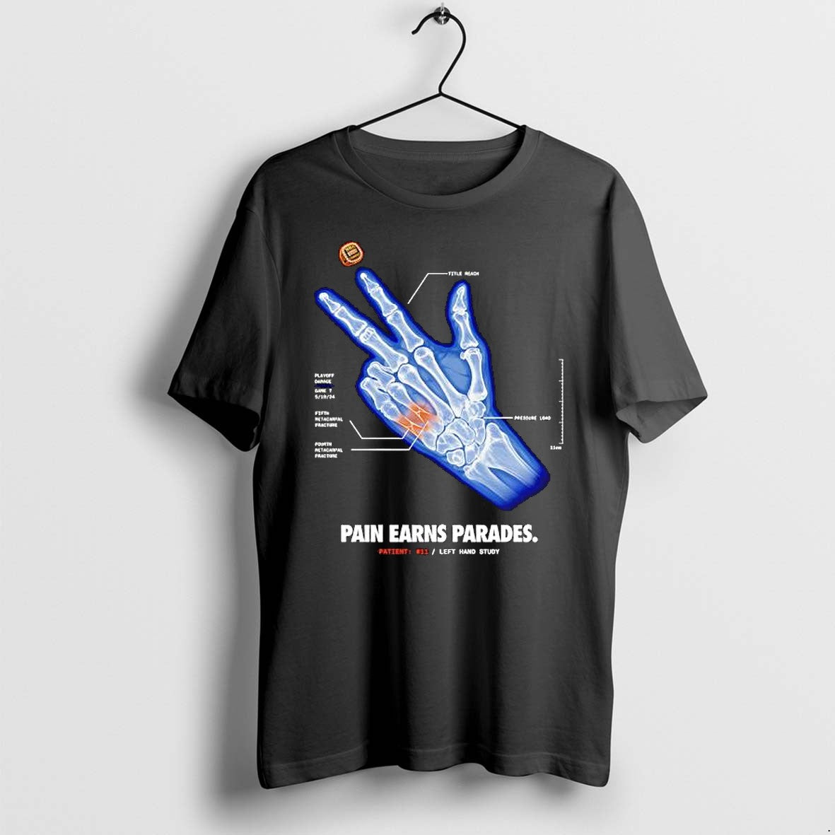 Original Jalen Brunson X Ray Pain Earns Parades Tshirts Jpg