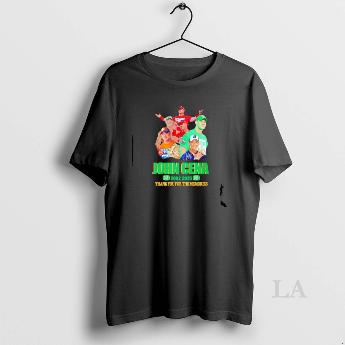 Original John Cena 23 Years 2002 2025 Thank You For The Memories Signature T-Shirts, Hoodie, Sweatshirt | CoreVibeTees.com