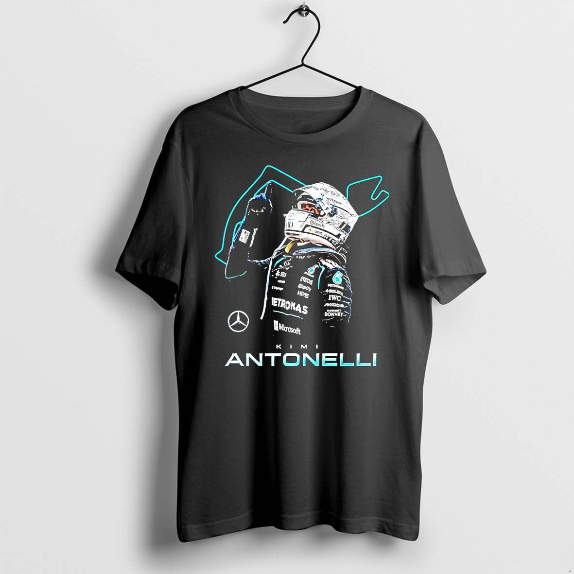 Original Kimi Antonelli Mercedes Amg Petronas Team Racing Fan Tshirts Jpg
