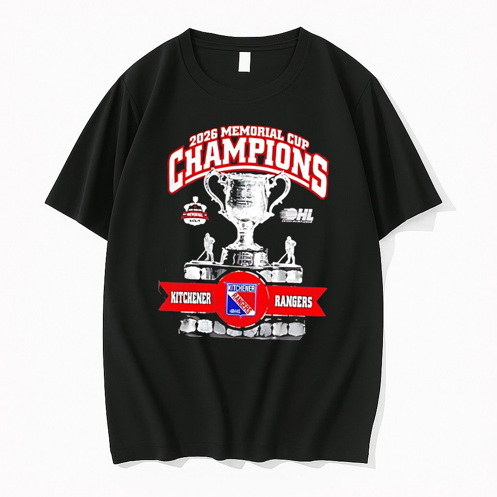 Original Kitchener Rangers 2026 Memorial Cup Champions Trophy Tee Tshirts Jpg