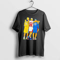 Original Kobe Bryant Michael Jordan Lebron James Nba Legends Art Style Black Tshirts