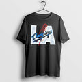 Original La Champions Baseball Spray Paint Style Los Angeles Dodgers Black Tshirts