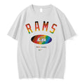 Original Los Angeles Rams Pride Month Rainbow Logo Tee Tshirts Jpg