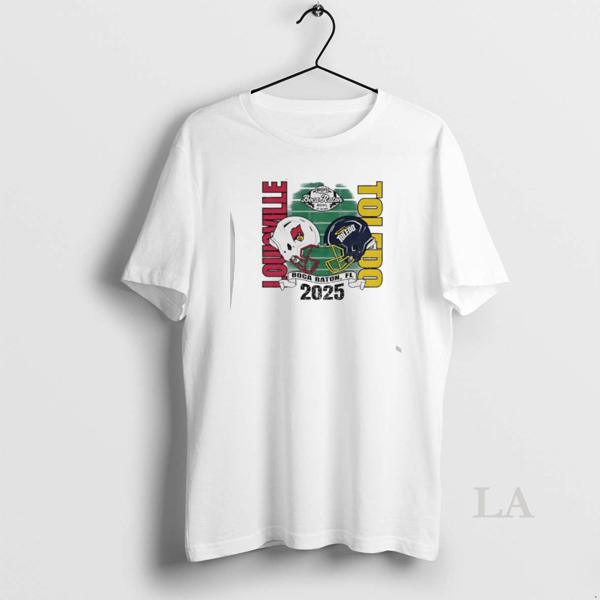 Original Louisville Cardinals Vs Toledo 2025 Boca Raton Bowl Head To Head T-Shirts, Hoodie, Sweatshirt | CoreVibeTees.com