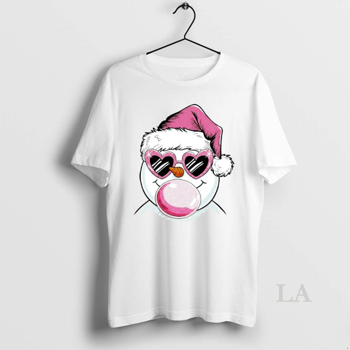 Original Merry Christmas Snowman Bubble Gum Circle T-Shirts, Hoodie, Sweatshirt | CoreVibeTees.com