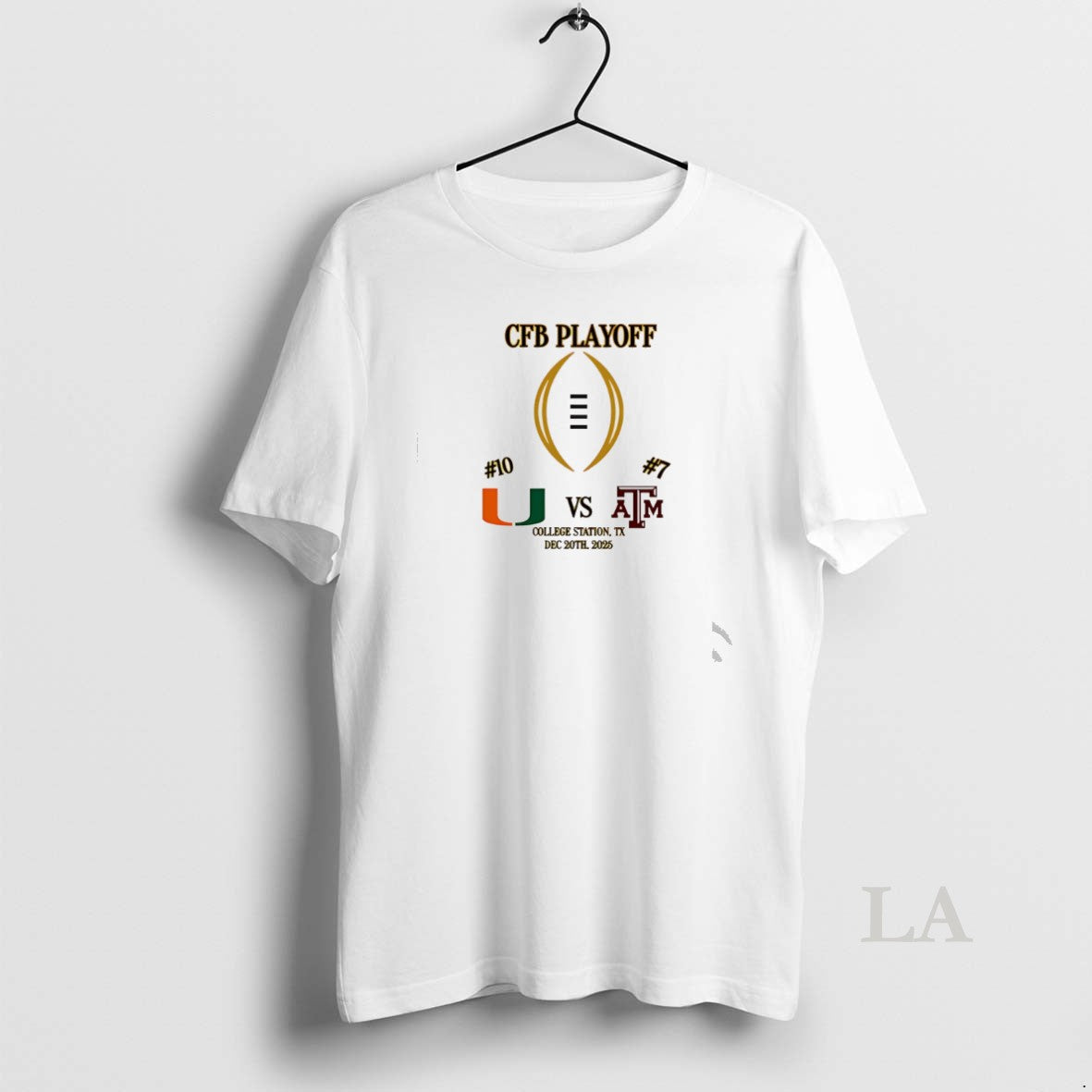 Original Miami Vs Texas Am 2025 Cfp First Rd Playoff Game 2 T-Shirts, Hoodie, Sweatshirt | CoreVibeTees.com