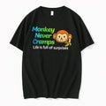 Original Monkey Never Cramps Munenori Kawasaki Life Is Full Of Surprises Tee Tshirts