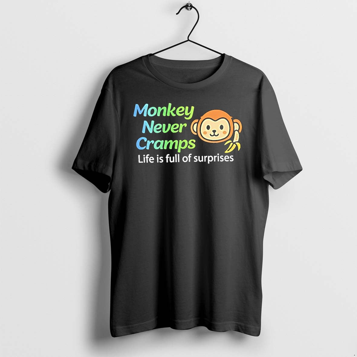 Original Monkey Never Cramps Munenori Kawasaki Life Is Full Of Surprises Tshirts