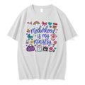 Original Motherhood Is My Ministry Rainbow Baby Shower Gift White Tshirts Jpg