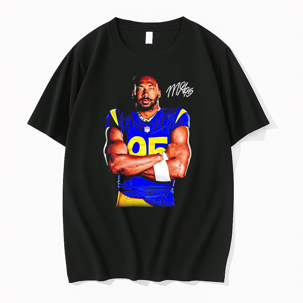 Original Myles Garrett Los Angeles Rams La Signature Tee Tshirts Jpg