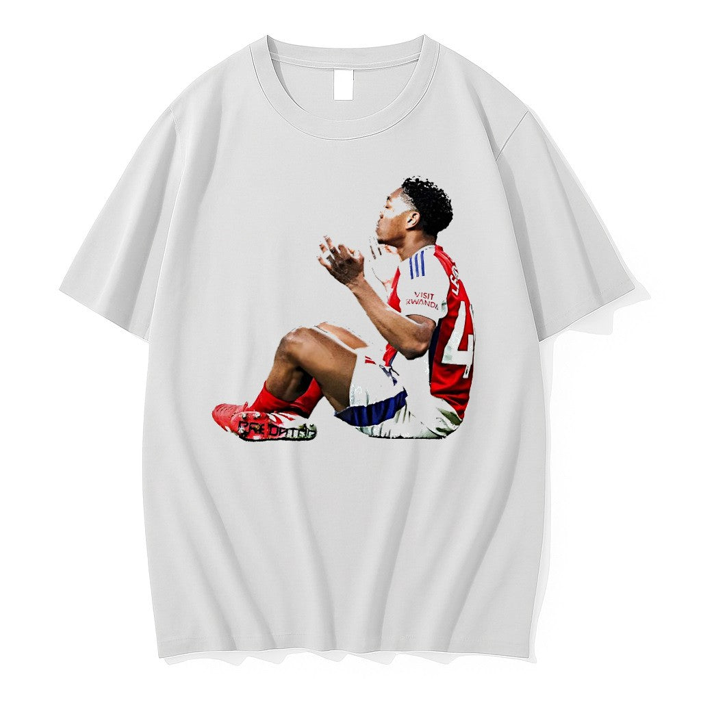 Original Myles Lewis Skelly Erling Haaland Celebration Style Arsenal Fc Photo Tshirts