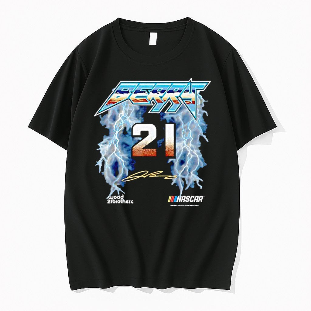 Original Nascar Josh Berry Driver Number 21 Signature Tshirts Jpg