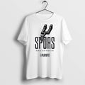 Original Nba Apparel San Antonio Spurs Playoffs White Tshirts Jpg