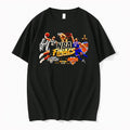 Original Nba Finals Basketball Player Jump Shot San Antonio Spurs New York Knicks Black Tshirts