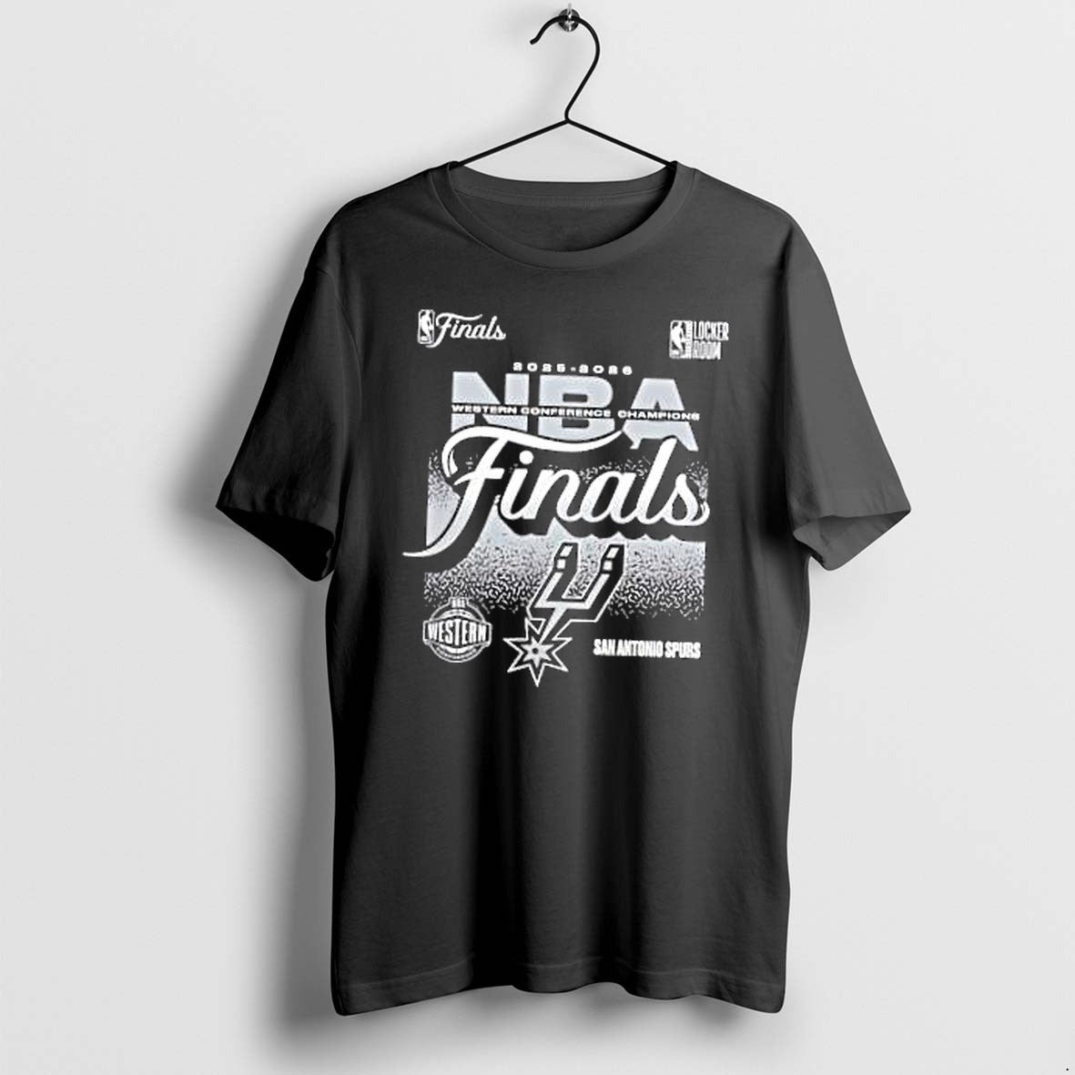 Original Nba Western Conference Champions Finals San Antonio Spurs 2025 2026 Tshirts