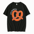 Original Ny Knicks Fan Gift Lets Go Knicks Pretzel Black Tshirts Jpg