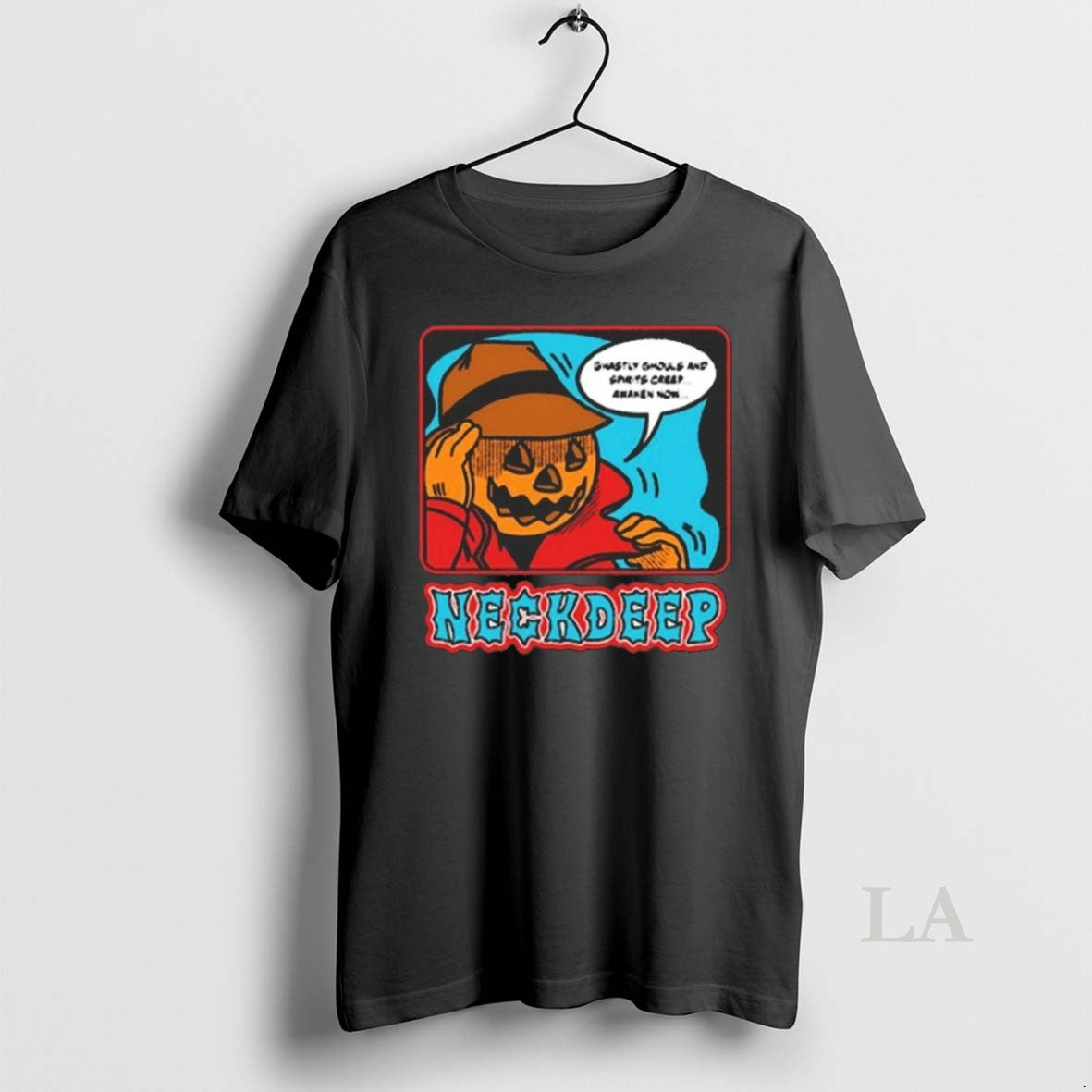 Original Neck Deep Pumpkin Guy Ghastly Should And Starts Creep Awaken Now Halloween 2025 Fanart