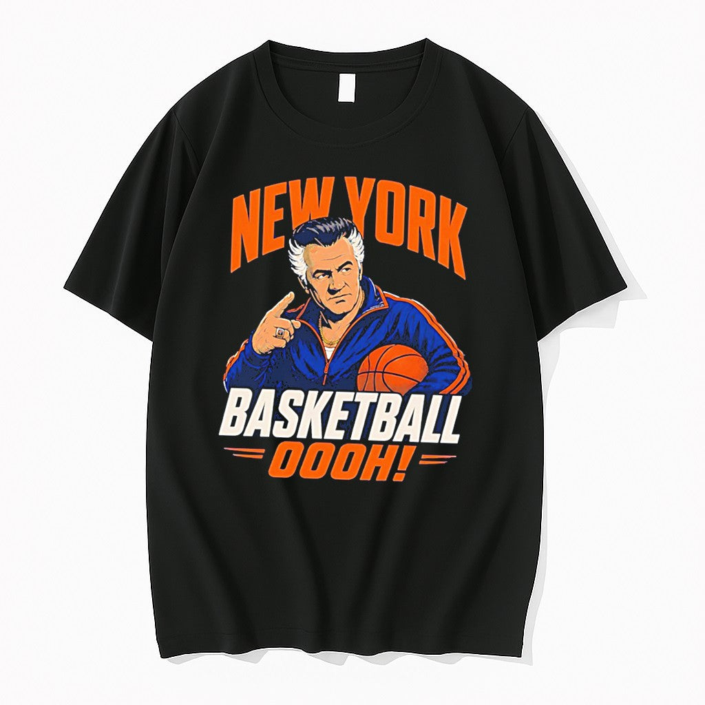 Original New Yooohrk Basketball Oooh New York Knicks Coach Tee Tshirts Jpg