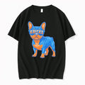 Original New York Knicks French Bulldog Cartoon Tee Tshirts Jpg