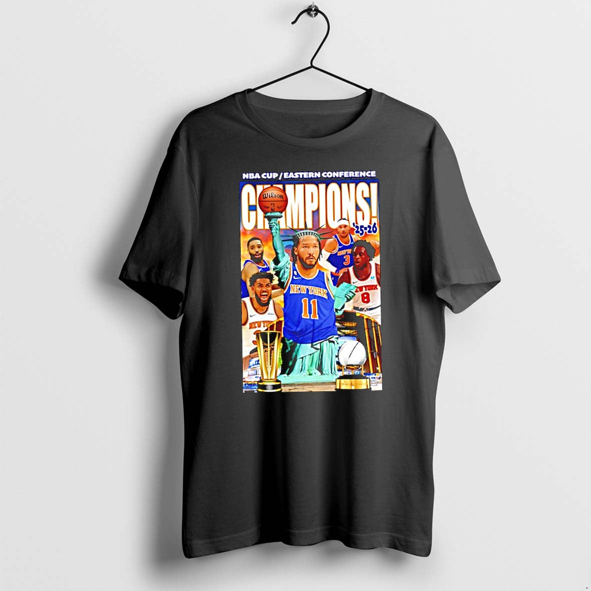 Original New York Knicks Nba Cup Eastern Conference Champions 25 26 Tshirts Jpg