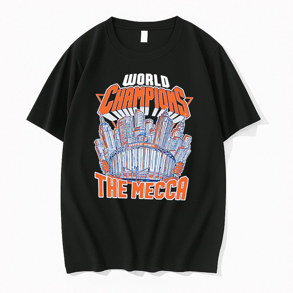 Original New York Knicks World Champions Arena The Mecca Tee Tshirts Jpg