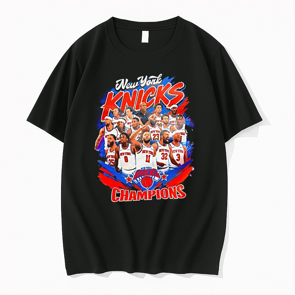 Original New York Knicks Basketball Team New York Knicks Champions All Team Nba 2026 Tshirts
