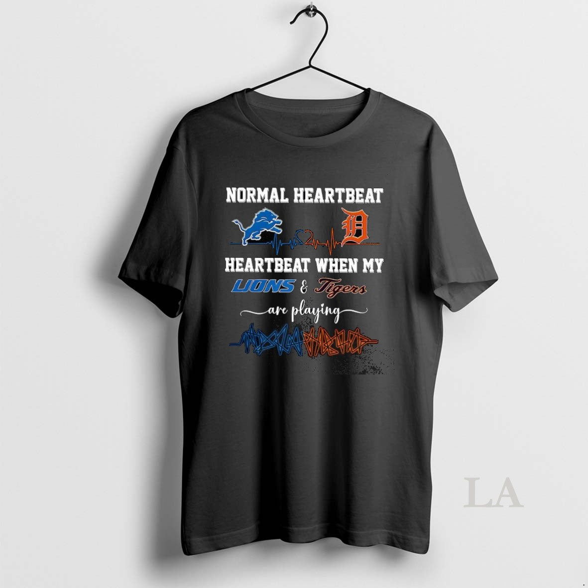 Original Normal Heartbeat And Heartbeat When My Detroit Lions And Tigers Are Playing